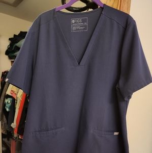Figs scrub top Navy XXL